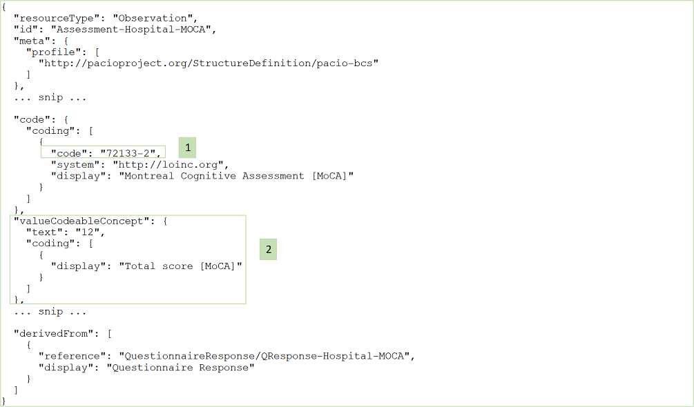 BCS MOCA Example