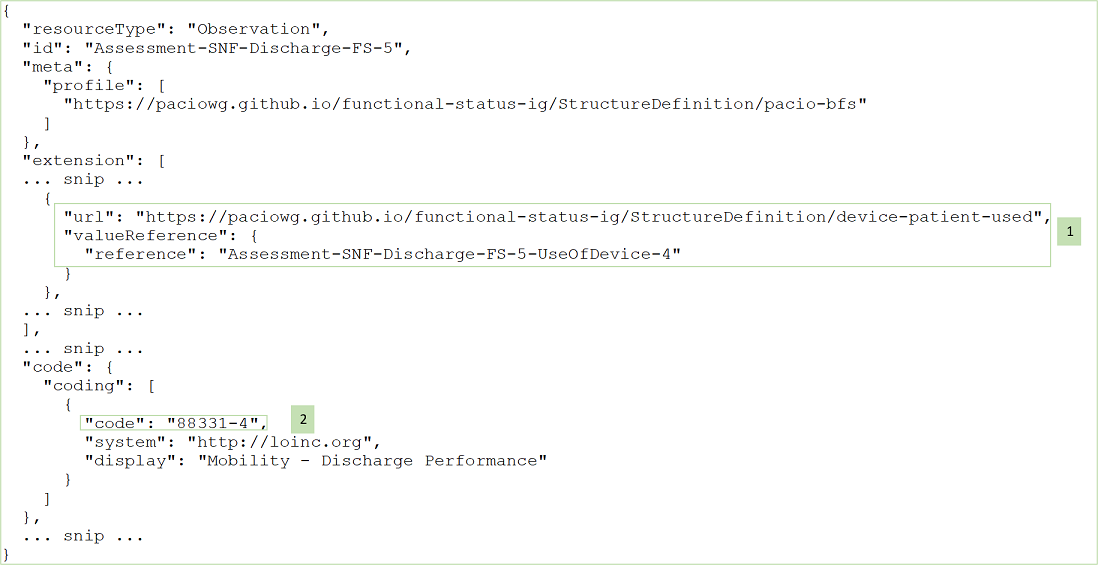 BFS Mobility Discharge and DeviceUsed Example