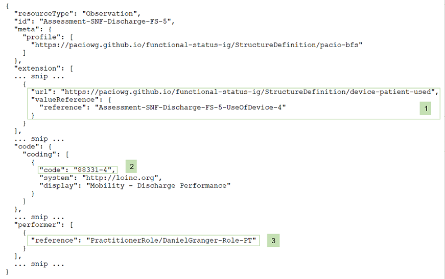 BFS Mobility Discharge and DeviceUsed Example