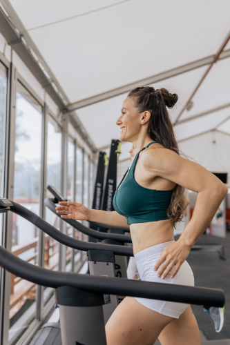 Woman on a Treadmil