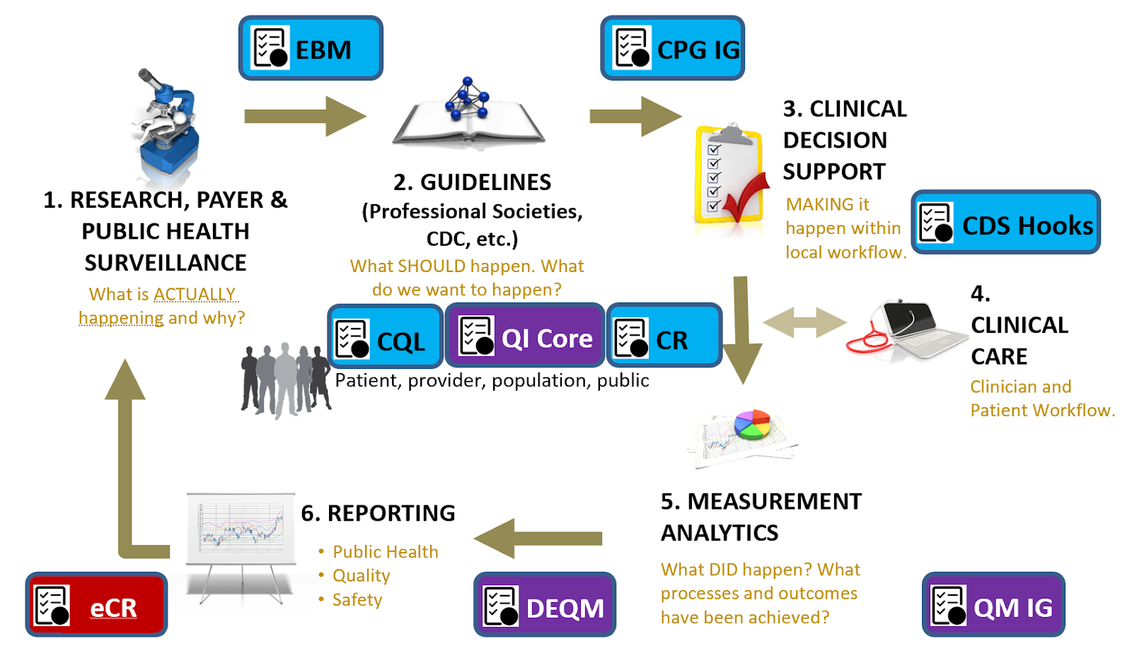 Clinical quality lifecycle