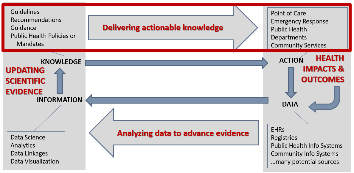Delivering actionable knowledge
